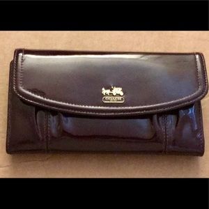 Patent Leather COACH Wallet